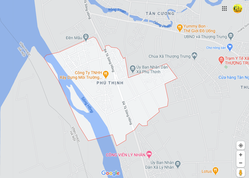 Hình ảnh vị trí địa lý tại Phú thịnh, Vĩnh tường, Vĩnh phúc 