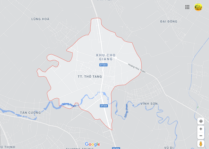 Hình ảnh vị trí địa lý tại Thổ tang, Vĩnh tường, Vĩnh phúc 