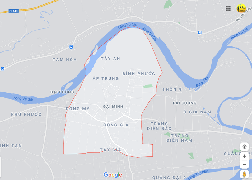 Hình ảnh vị trí địa lý tại Đại minh, Đại lộc, Quảng nam