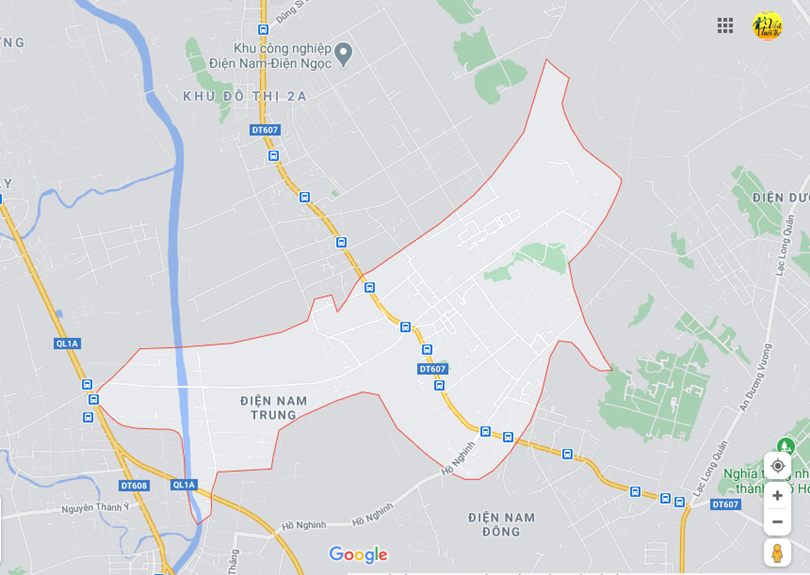 Hình ảnh vị trí địa lý tại Điện nam trung, Điện bàn, Quảng nam 