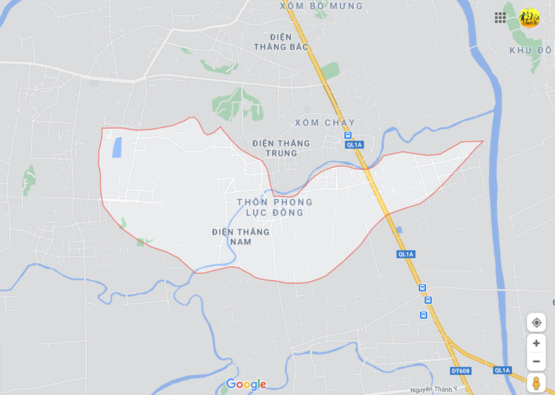 Hình ảnh vị trí địa lý tại Điện thắng nam, Điện bàn, Quảng nam