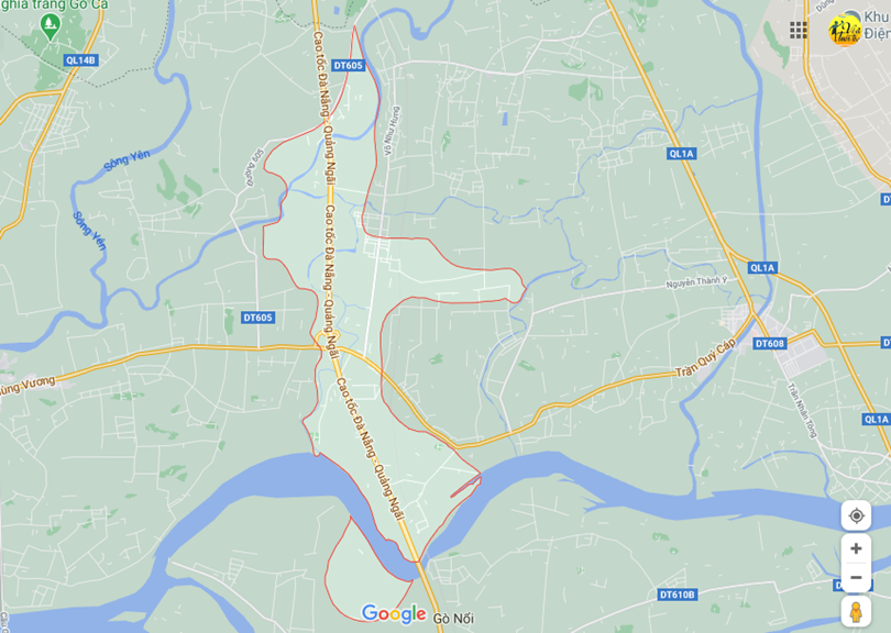 Hình ảnh vị trí địa lý tại Điện thọ, Điện bàn, Quảng nam