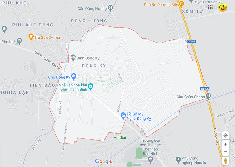 Hình ảnh vị trí địa lý tại Đồng kỵ, thị xã Từ sơn, Bắc ninh