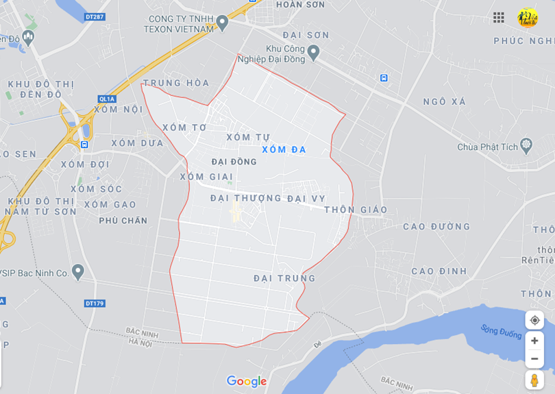 Hình ảnh vị trí địa lý tại Đại đồng, Tiên du, Bắc ninh