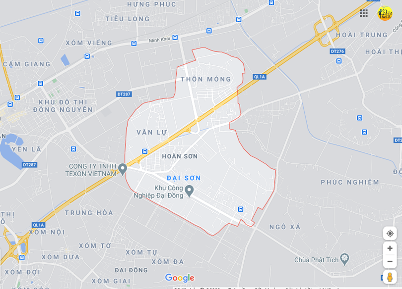 Hình ảnh vị trí địa lý tại Hoàn sơn, Tiên du, Bắc ninh