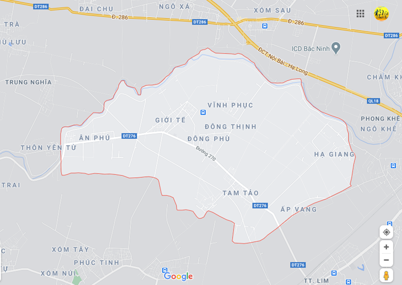 Hình ảnh vị trí địa lý tại Phú lâm, Tiên du, Bắc ninh