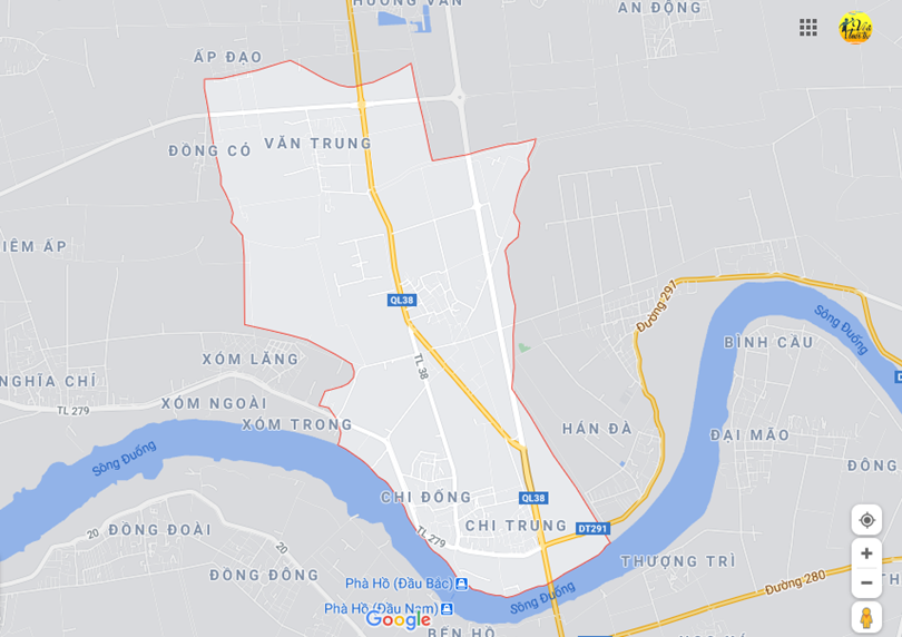 Hình ảnh vị trí địa lý tại Tân chi, Tiên du, Bắc ninh