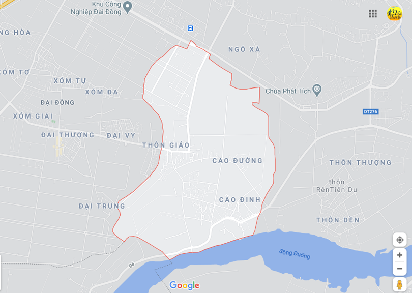 Hình ảnh vị trí địa lý tại Tri phương, Tiên du, Bắc ninh