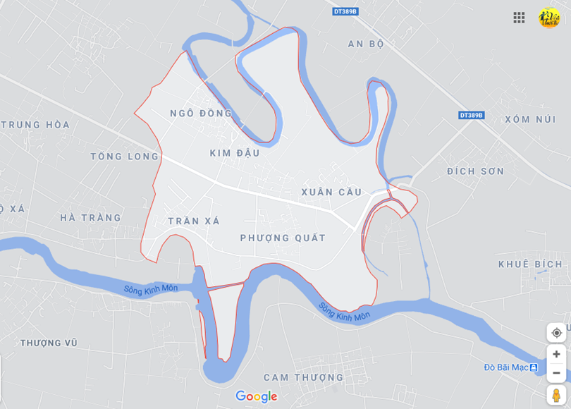 Hình ảnh vị trí địa lý tại Lạc long, Kinh môn, Hải dương