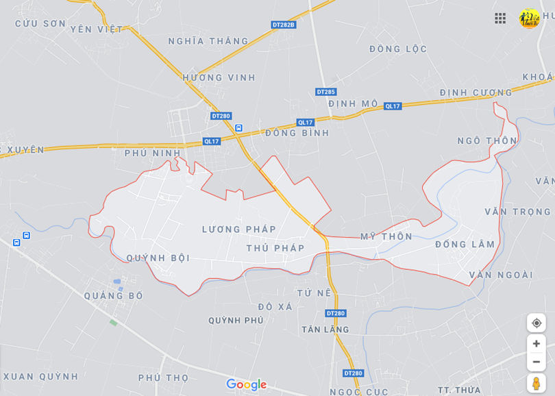 Hình ảnh vị trí địa lý tại Quỳnh phú, Gia bình, Bắc ninh