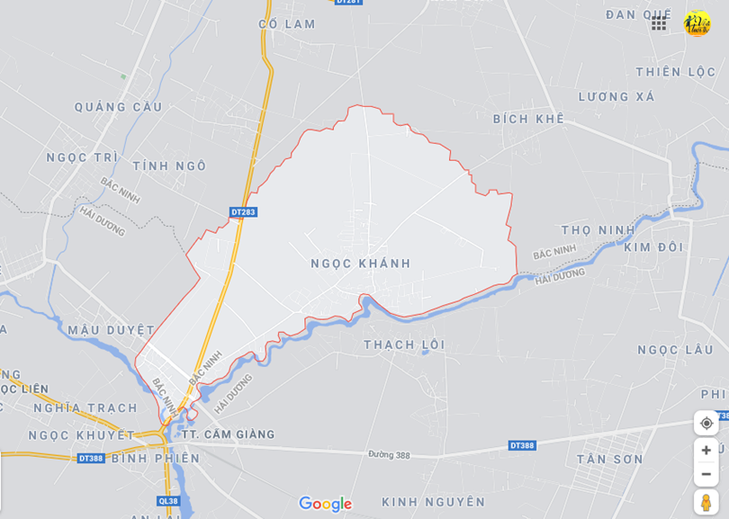 Hình ảnh vị trí địa lý tại Lâm thao , Lương tài, Bắc ninh