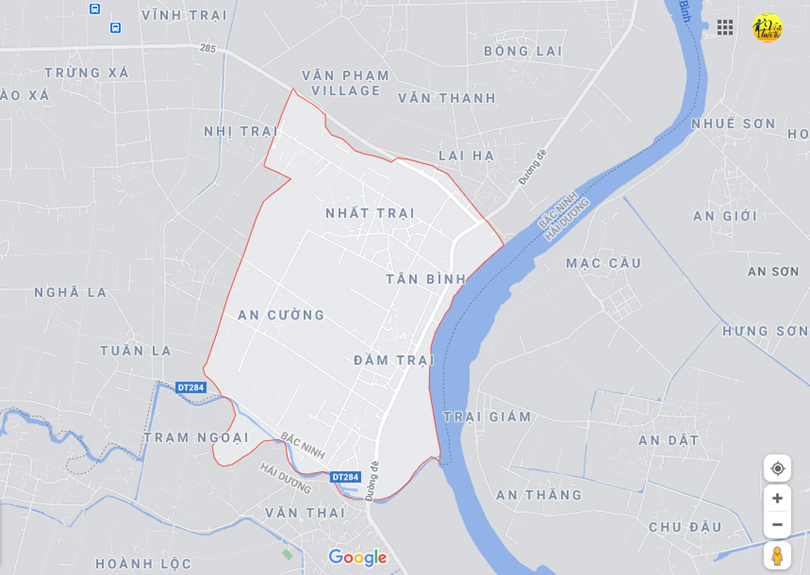 Hình ảnh vị trí địa lý tại Minh tân , Lương tài, Bắc ninh
