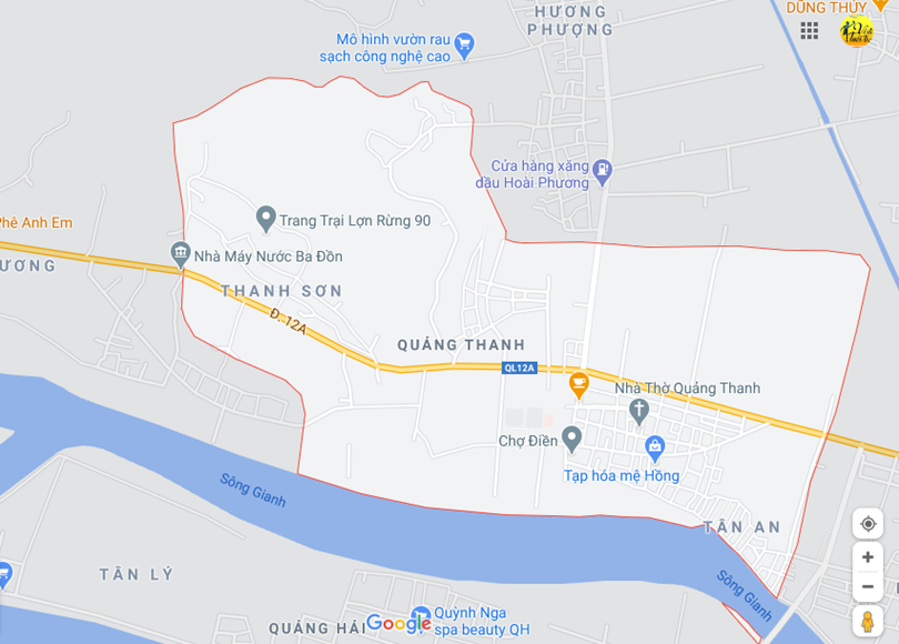 Hình ảnh vị trí địa lý tại Quảng thanh, Quảng trạch, Quảng bình 