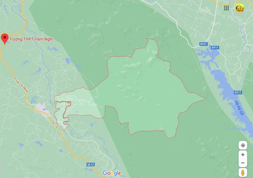 Ảnh vị trí địa lý tại Lộc yên, Hương khê, Hà tĩnh