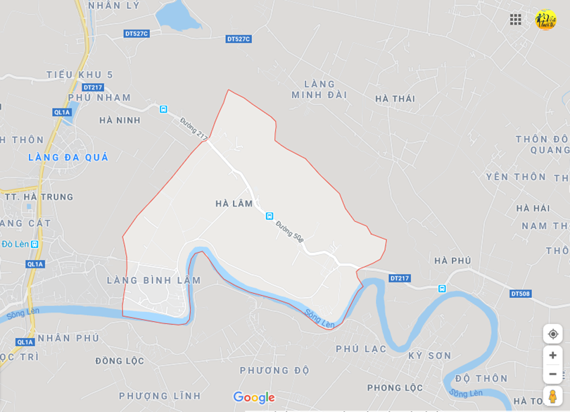 Hình ảnh vị trí địa lý tại Hà lâm, Hà trung, Thanh hóa