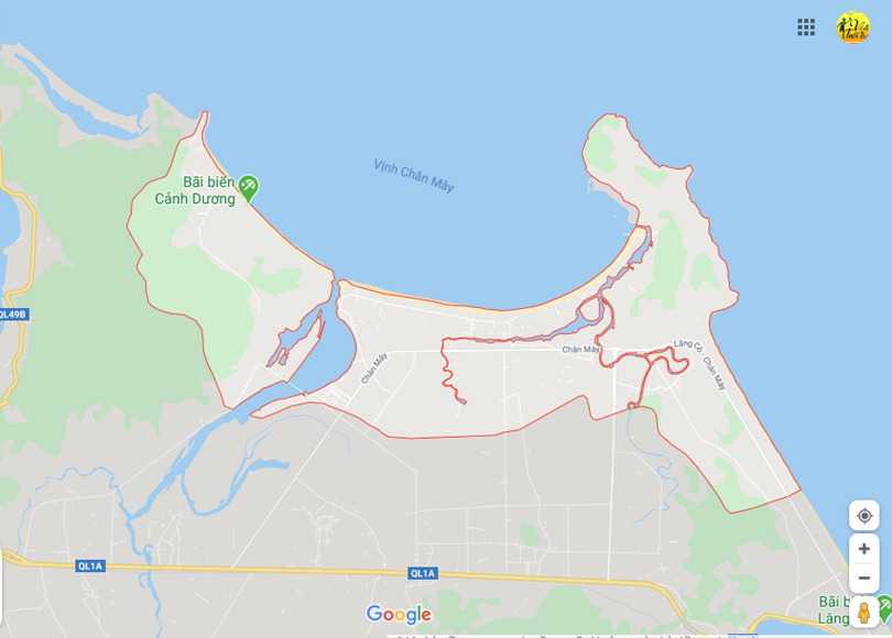 Hình ảnh vị trí địa lý tại Lộc vĩnh, Phú lộc, Thừa thiên - Huế