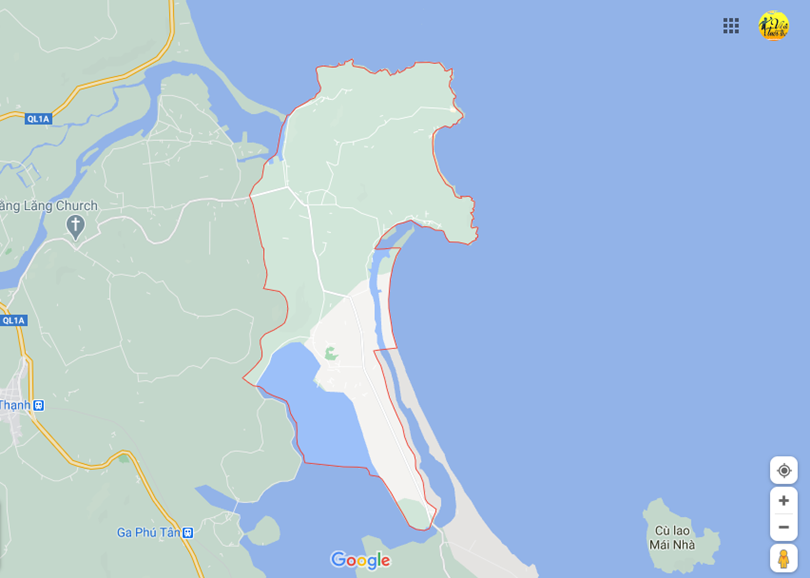 Hình ảnh vị trí địa lý tại An ninh đông, Tuy an, Phú yên