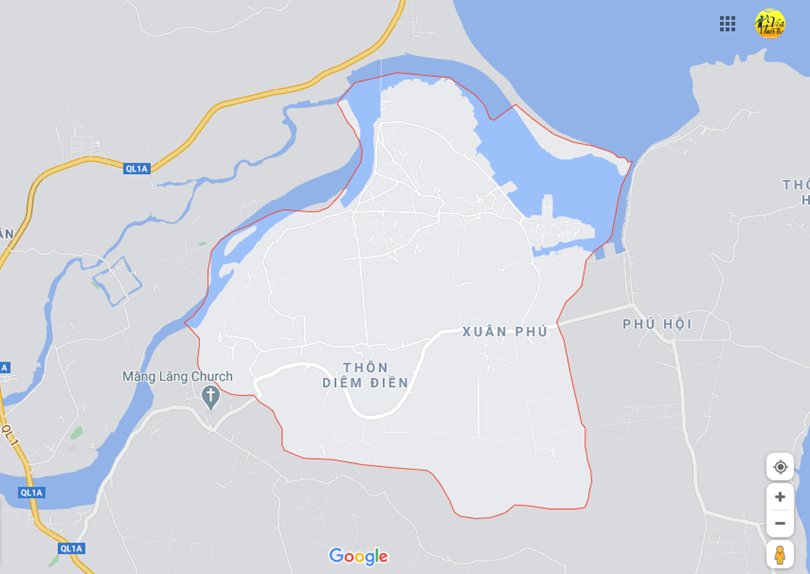 Hình ảnh vị trí địa lý tại An ninh tây, Tuy an, Phú yên