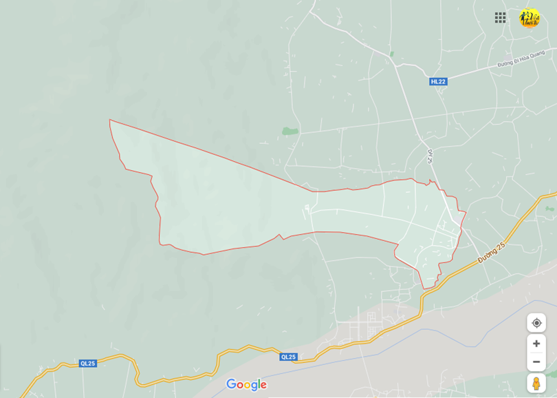 Hình ảnh vị trí địa lý tại Hòa định đông, Phú hòa, Phú yên