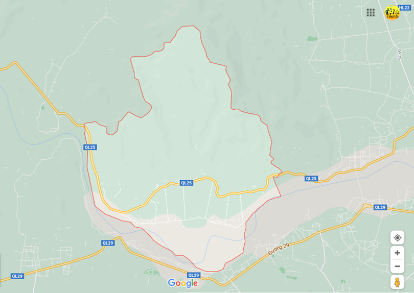 Hình ảnh vị trí địa lý tại Hòa định tây, Phú hòa, Phú yên