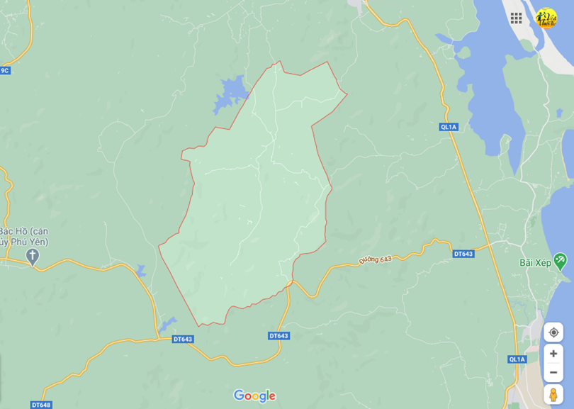 Hình ảnh vị trí địa lý tại An lĩnh, Tuy an, Phú yên