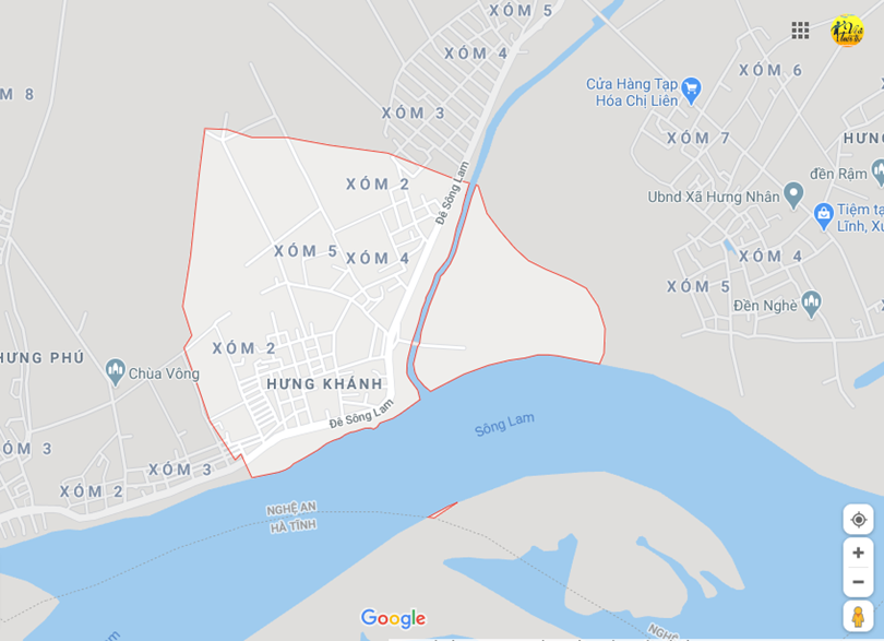 Hình ảnh vị trí địa lý tại Hưng khánh, Hưng nguyên, Nghệ an