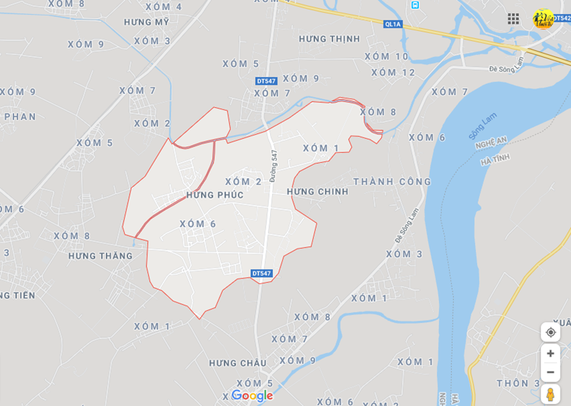 Hình ảnh vị trí địa lý tại Hưng phúc, Hưng nguyên, Nghệ an