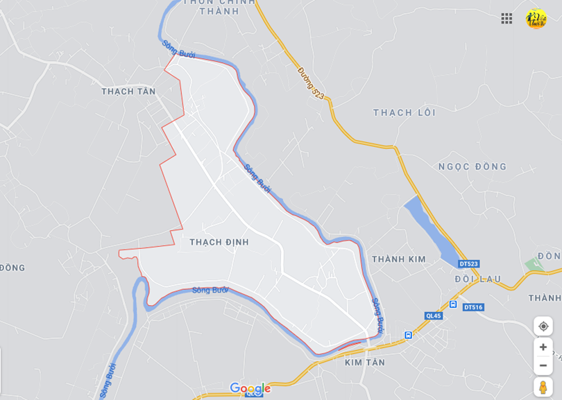 Hình ảnh vị trí địa lý tại Thạch định, Thạch thành, Thanh hóa