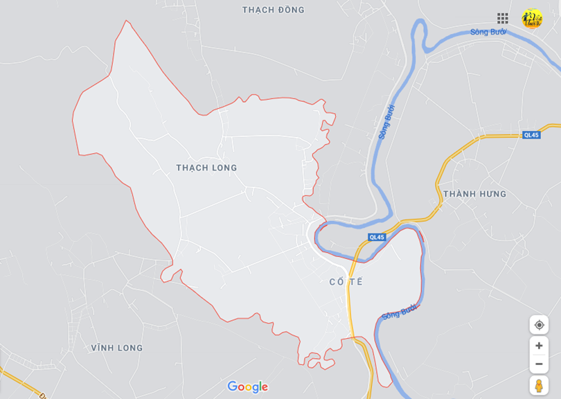 Hình ảnh vị trí địa lý tại Thạch long, Thạch thành, Thanh hóa