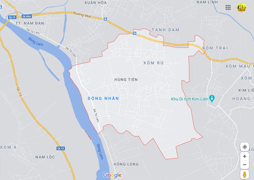 Hình ảnh vị trí địa lý tại Hùng tiến, Nam đàn, Nghệ an​