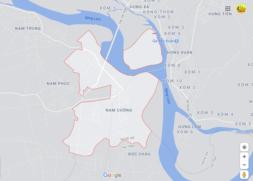 Hình ảnh vị trí địa lý tại Nam cường, Nam đàn, Nghệ an