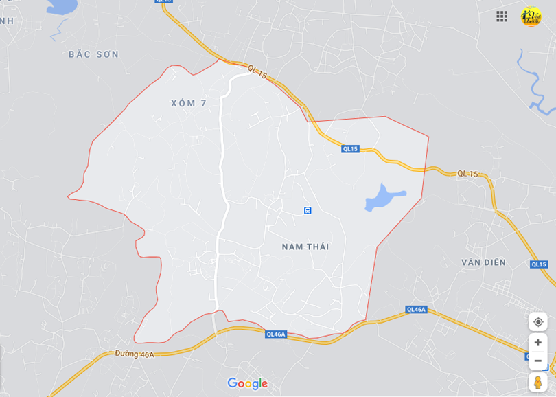 Hình ảnh vị trí địa lý tại Nam thái, Nam đàn, Nghệ an