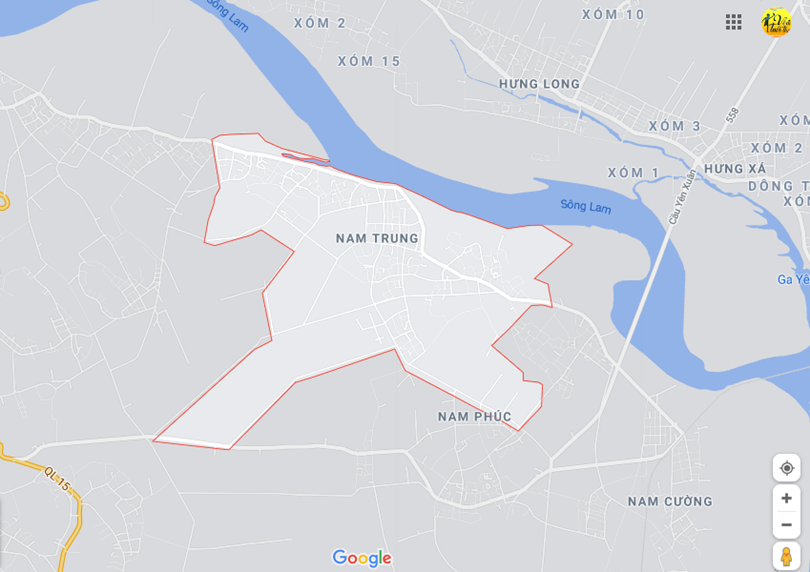Hình ảnh vị trí địa lý tại Nam trung, Nam đàn, Nghệ an