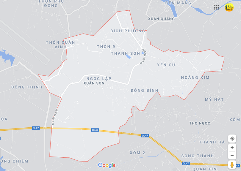 Hình ảnh vị trí địa lý tại Xuân Sơn, Thọ Xuân, Thanh Hóa