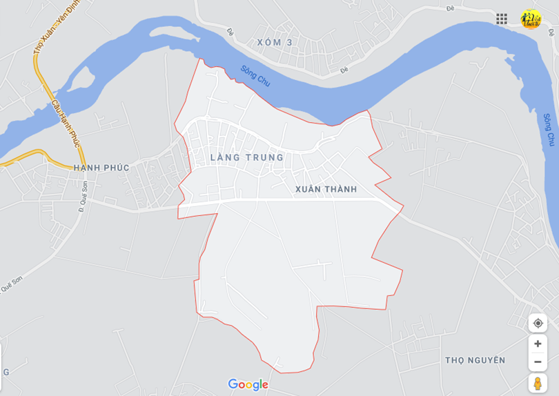 Hình ảnh vị trí địa lý tại Xuân Thành, Thọ Xuân, Thanh Hóa