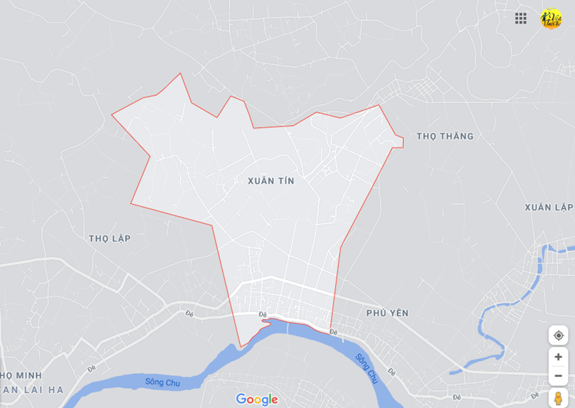 Hình ảnh vị trí địa lý tại Xuân Tín, Thọ Xuân, Thanh Hóa