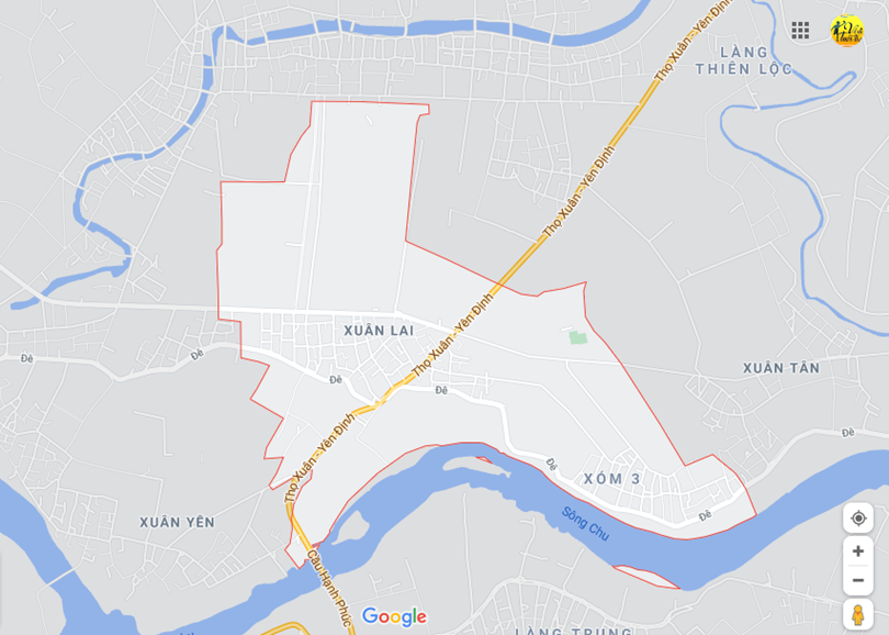 Hình ảnh vị trí địa lý tại Xuân Lai, Thọ Xuân, Thanh Hóa