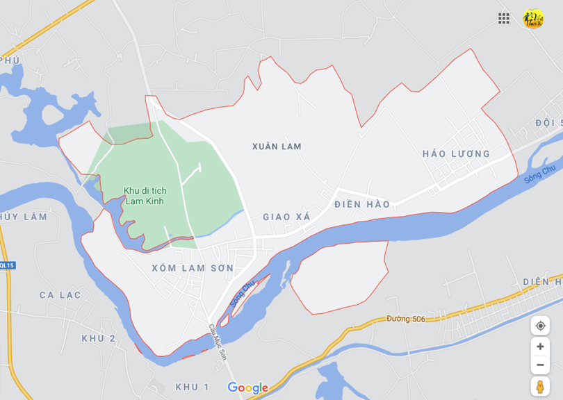 Hình ảnh vị trí địa lý tại Xuân Lam, Thọ Xuân, Thanh Hóa