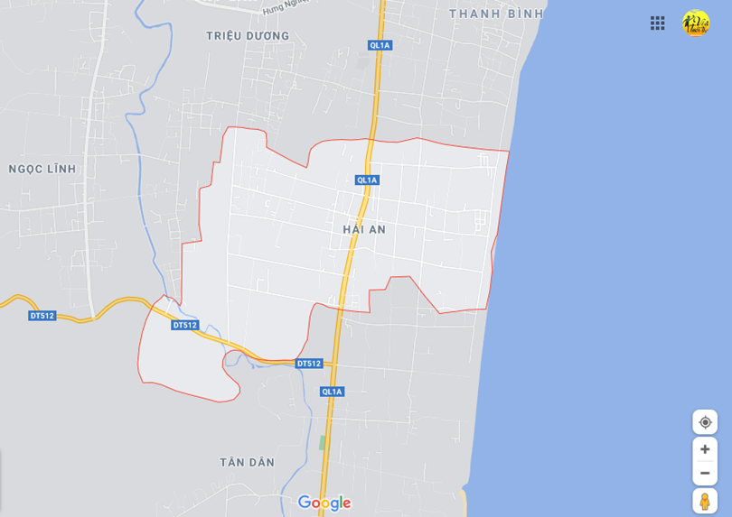 Hình ảnh vị trí địa lý tại Hải an, Tĩnh gia, Thanh Hóa
