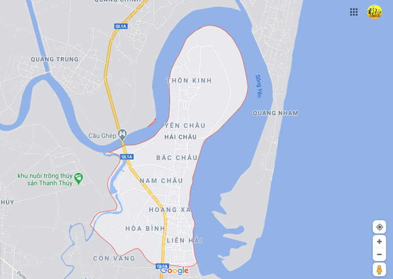 Hình ảnh vị trí địa lý tại Hải châu, Tĩnh gia, Thanh Hóa