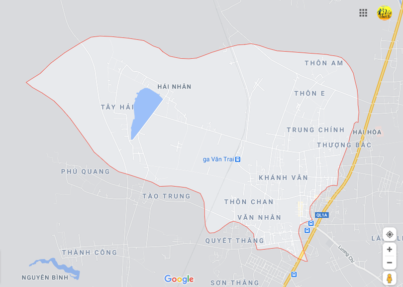 Hình ảnh vị trí địa lý tại Hải nhân, Tĩnh gia, Thanh Hóa