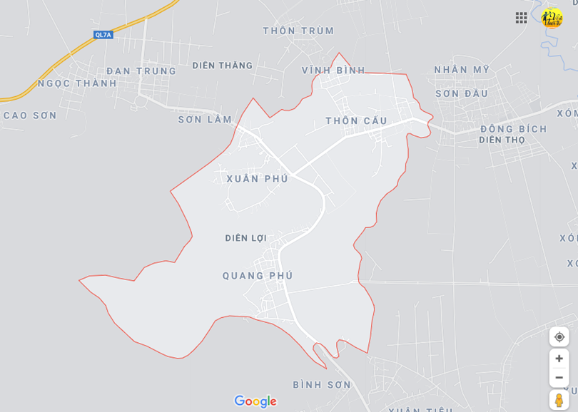 Hình ảnh vị trí địa lý tại Diễn lợi, Diễn châu, Nghệ an
