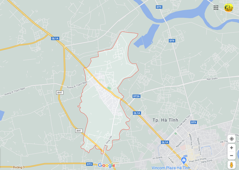 Hình ảnh vị trí địa lý tại thị trấn Thạch bàn, Thạch hà, Hà tĩnh