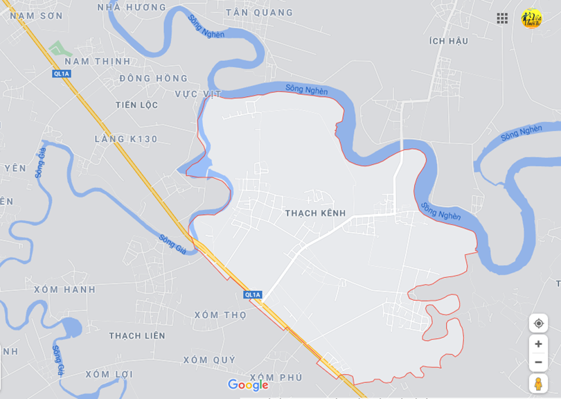 Hình ảnh vị trí địa lý tại Thạch kênh, Thạch hà, Hà tĩnh