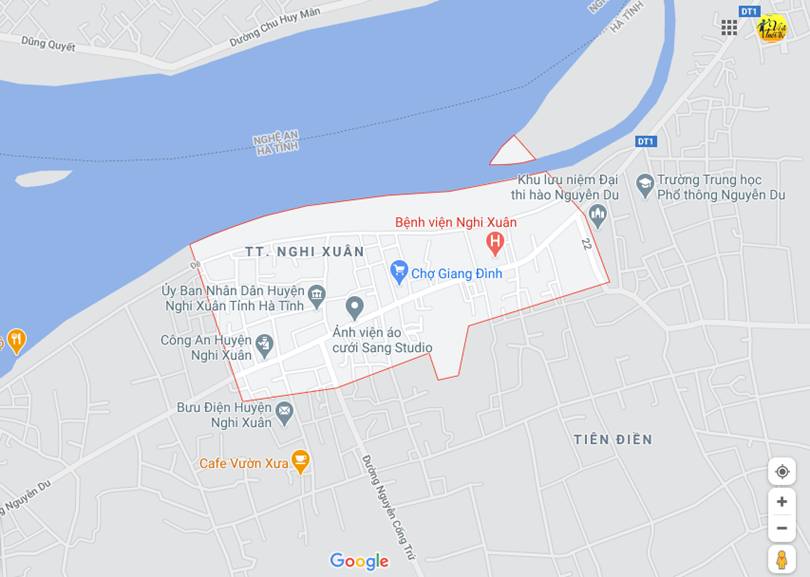 Hình ảnh vị trí địa lý tại thị trấn Nghi xuân, Nghi xuân, Hà tĩnh