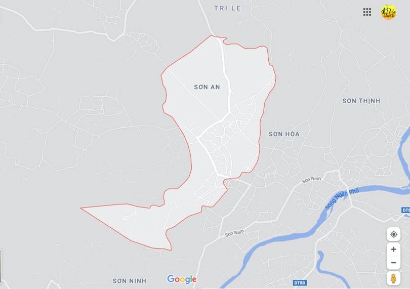 Hình ảnh vị trí địa lý tại Sơn an, Hương sơn, Hà tĩnh