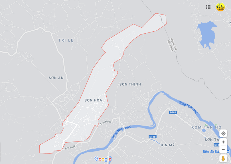 Hình ảnh vị trí địa lý tại Sơn hòa, Hương sơn, Hà tĩnh