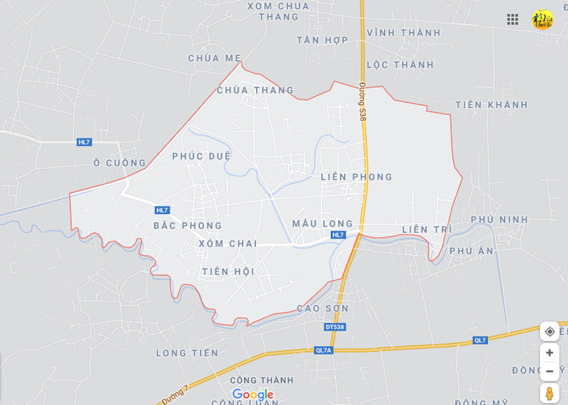 Hình ảnh vị trí địa lý tại Liên thành, Yên thành, Nghệ an
