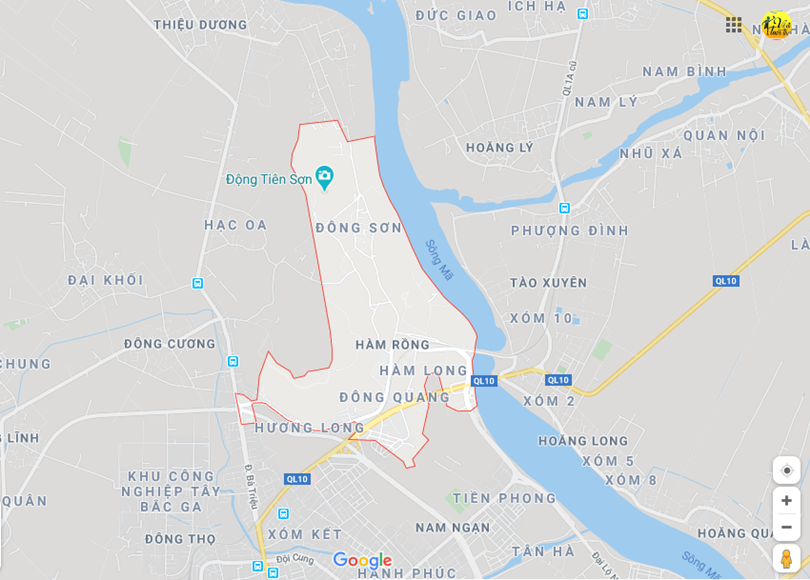 Hình ảnh vị trí địa lý tại Hàm rồng, thành phố Thanh hóa, Thanh hóa