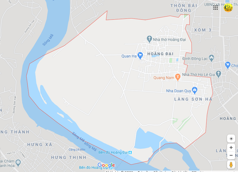 Hình ảnh vị trí địa lý tại Hoằng đại, thành phố Thanh hóa, Thanh hóa